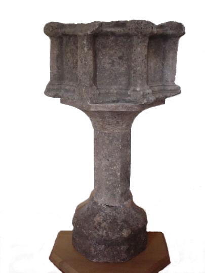 English medieval stone credence table