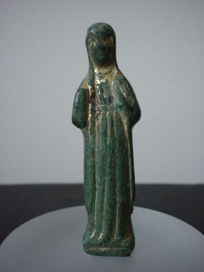 English fifteenth century processional cross figure of the Virgin Mary