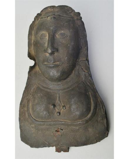 Fifteenth century English iron bifacial Marian Guild sign