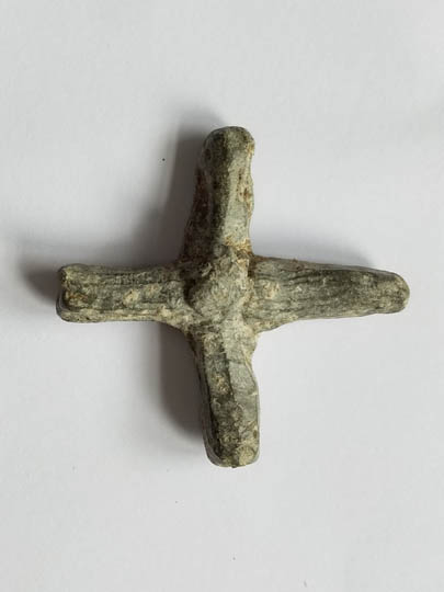 RSeventh Century Anglo-Saxon silver-gilt Staff Finial from Saint Aidan's Church, Bamburgh, Northumbria