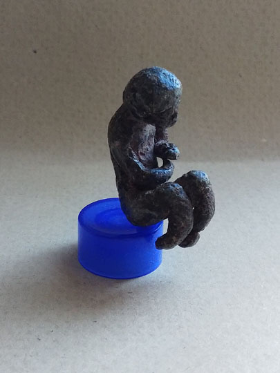 Celtic subjugated figure from Maiden Castle