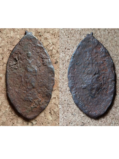 Pendant--The 'Sacred Heart of Jesus' and Saint Olaf Saint Mary's Benedictine Abbey, York--1055-1088