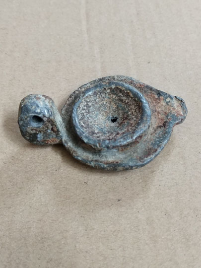 Romano-British Pewter Candlestick from York