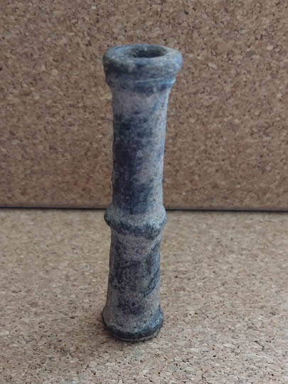 Anglo-Saxon or early medieval Pewter Candlestick Stem