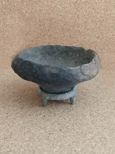 Saxo-Norman  Cresset and Stand