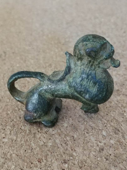 The 'Thame Lion'
Silver-gilt Candlestick dating between August and December, 1100 that formerly was mounted by Henry 1.
A memorial gift from Henry to Geoffrey de Mandeville following the death of Henry's brother William 11.
Decorated with images of the Kings, and of animals alluding to their family's Woodstock Palace Menagerie.