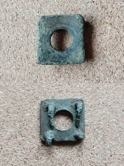 Anglo-Saxon Cresset incised with, and in the form of, the Rune for 'Torch'