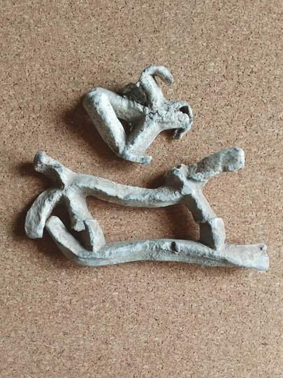 Anglo-Saxon Window Leading from Lindisfarne